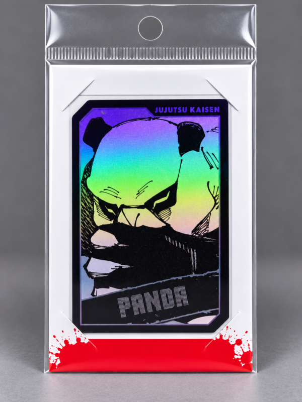 tarjeta holografiaca - Panda