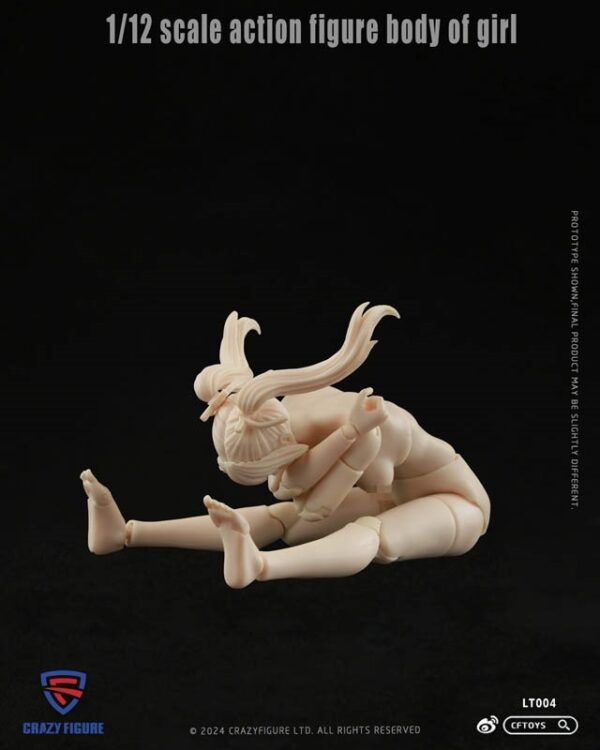 Female Action Figure Body - Crazy Figure 1/12 Scale Body