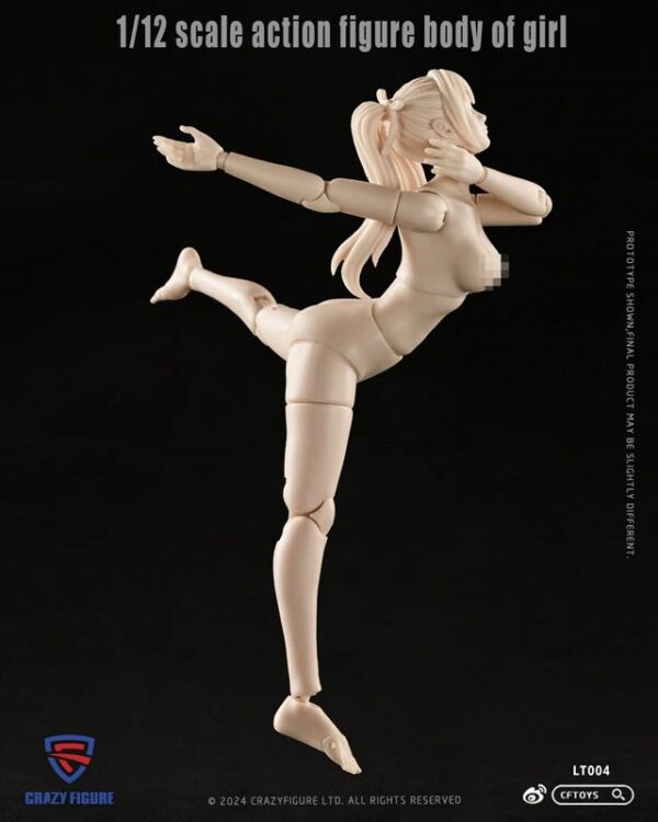 Female Action Figure Body - Crazy Figure 1/12 Scale Body