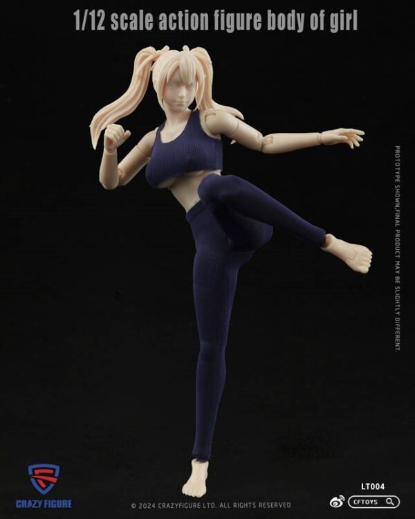 Female Action Figure Body - Crazy Figure 1/12 Scale Body