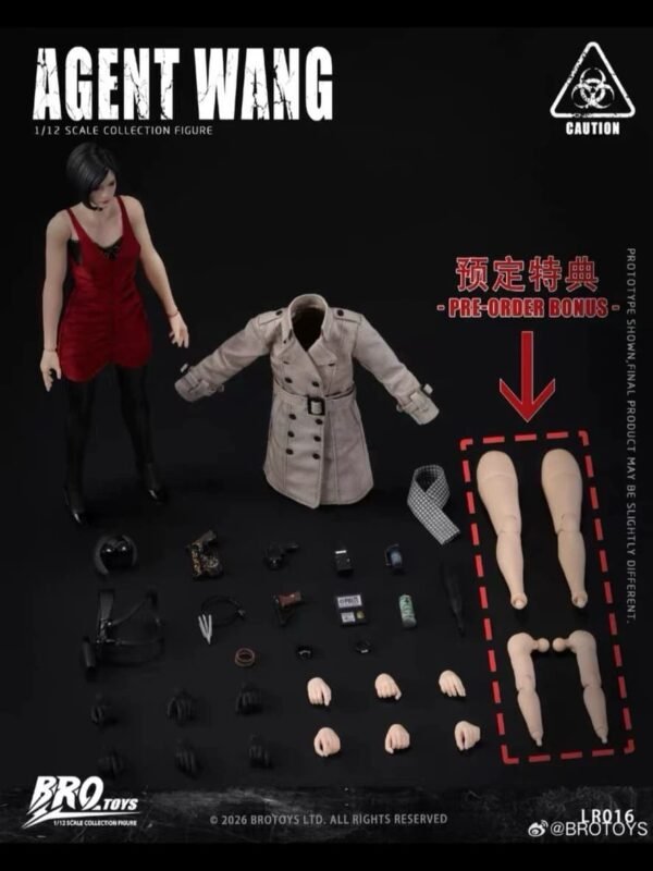 BROTOYS: Agente Wang 1/12  Resident Evil